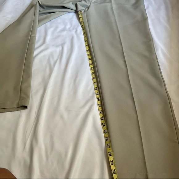 Haggar Mens Dress Pants 38/32 Biege Classic Fit Business Casual Golfcore Preppy - Picture 13 of 17